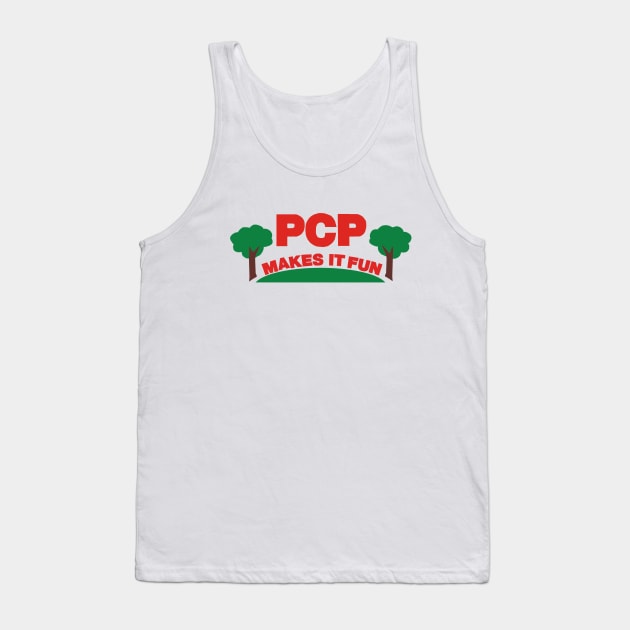 PCP Makes It Fun Parks Rec Knope Tank Top by PeakedNThe90s